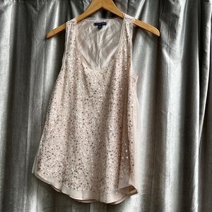 American Eagle Sequins Tank Top